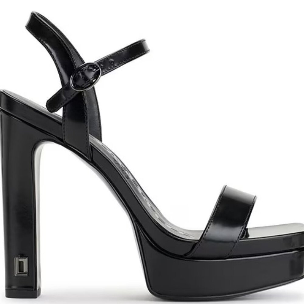 Karl Lagerfeld Paris Jaina Sandal, Size 11, Black, NEW!
